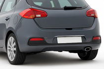 Kia Ceed 2012-2018 Chromleiste über dem Kennzeichen für HB (Edelstahl) Foto 1