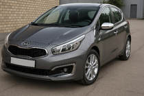 Kia Ceed 2012-2018 Spiegelabdeckungen (2 Stk, Edelstahl) Foto 1