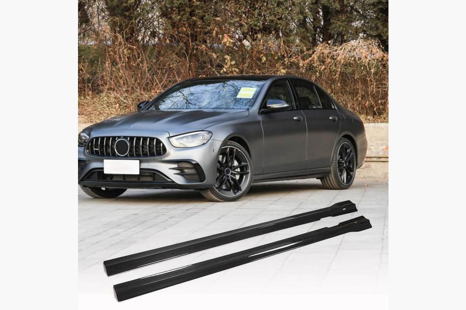 Mercedes E-class W213 2016-2023 Seitenschweller (2016-2019, Carbon) Foto 7