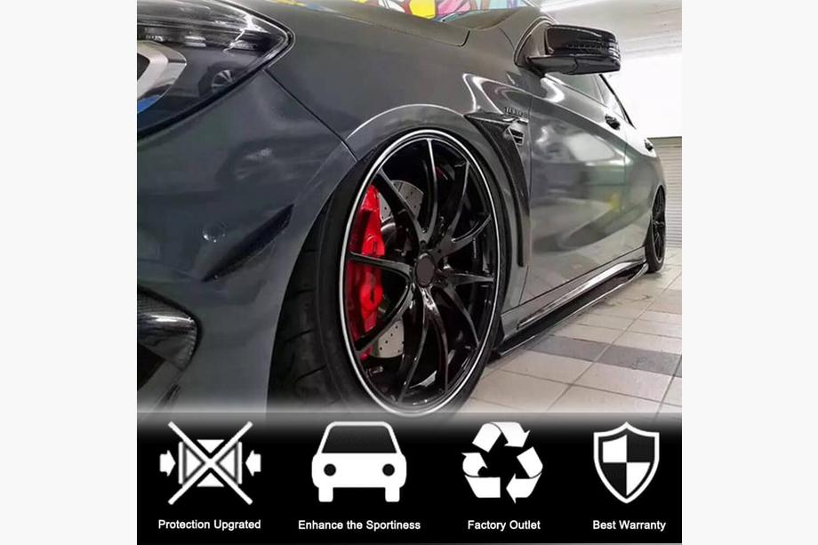 Mercedes CLA C117 2013-2019 Seitenschweller V2 (für HB, Carbon) Foto 3
