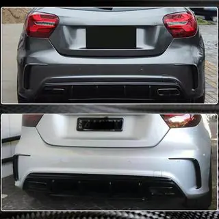 Heckstoßstangenabdeckung (für AMG-Line HB, Carbon) Foto 4