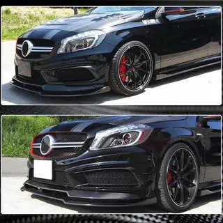 Frontspoiler Lippe V2 (für AMG-Line / A45 AMG HB 2013-2015, Carbon) Foto 3