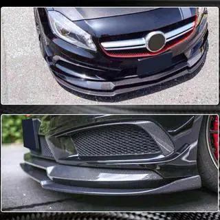 Frontspoiler Lippe V2 (für AMG-Line / A45 AMG HB 2013-2015, Carbon) Foto 4
