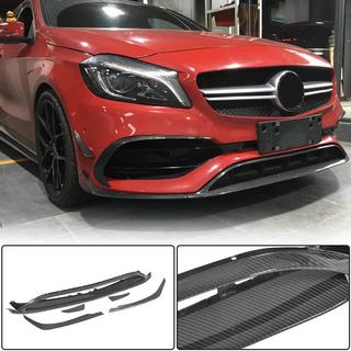 Frontstoßstangenlippe Aufsatz (für AMG-Line / A45 AMG HB 2016-2018, Carbon) Foto 1