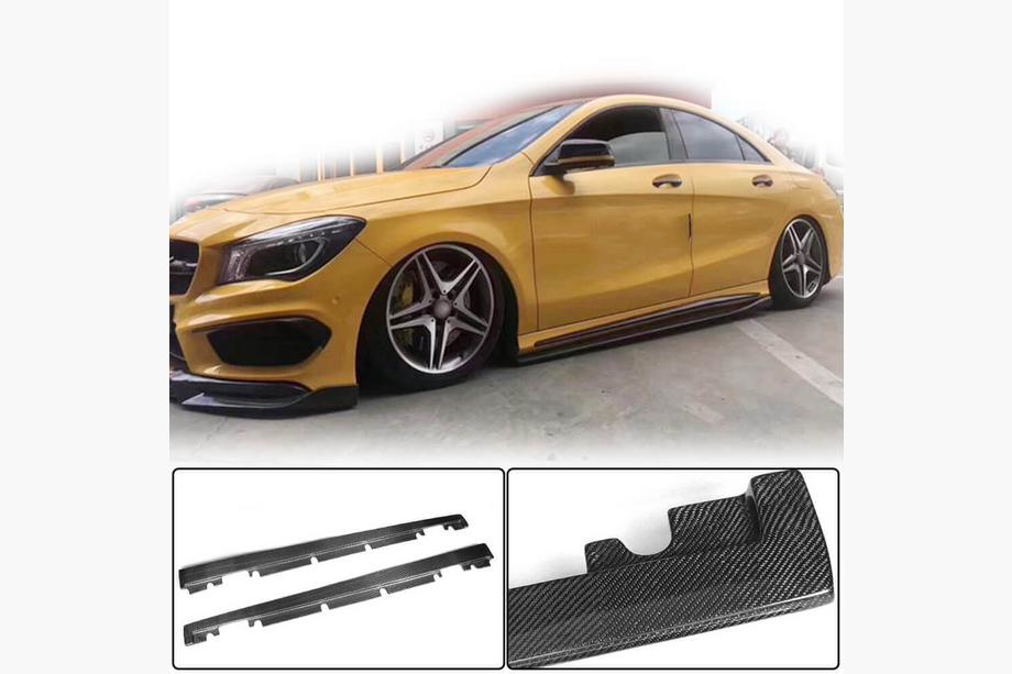 Mercedes A-class W176 2012-2018 Seitenschweller V2 (Carbon) Foto 2