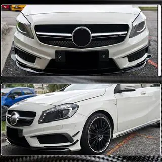 Carbon Frontstoßstangen Aufsätze (für AMG-Line / A45 AMG HB 2013-2015) Foto 3