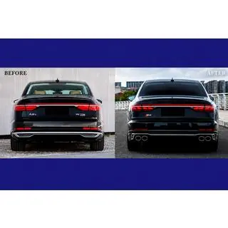 Facelift-Kit mit Scheinwerferwechsel (auf S8 2025) Audi A8 2018- Foto 3