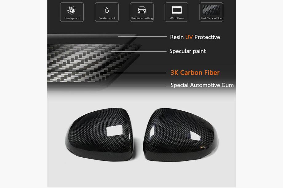 Mercedes A-class W177 2018- Spiegelkappen (2018-2021, Carbon) Foto 5