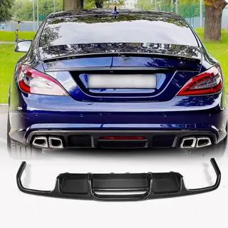 Heckstoßstangen Diffusor (für Base/CLS63 AMG 2015-2018, Carbon) Foto 1