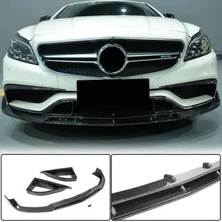 Frontstoßstange Lippe V1 Aufsatz (für CLS63 AMG SD 2015-2018, Carbon) Foto 1