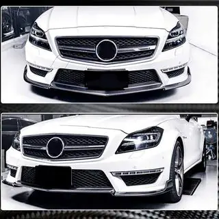 Frontstoßstange Lippe V1 Aufsatz (für CLS63 AMG SD 2011-2014, Carbon) Foto 3
