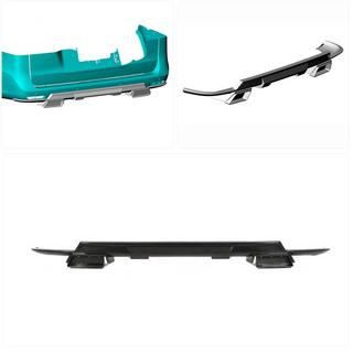 Heckdiffusor V1 für V-Class 2014-2019 Carbon Foto 2