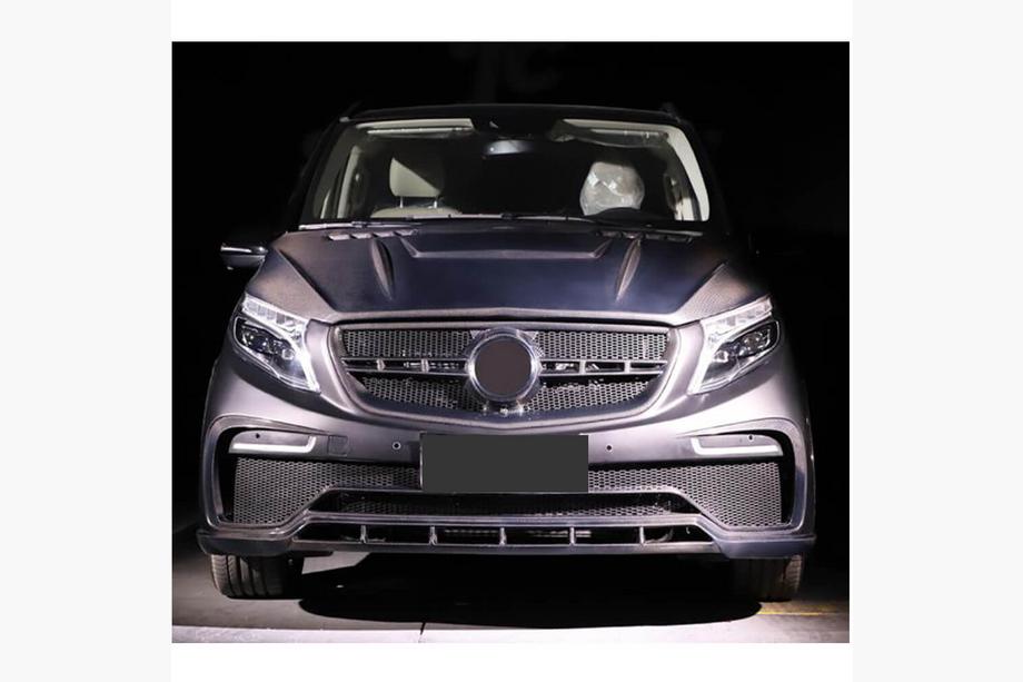 Mercedes Vito/V-class W447 2014- Frontstoßstange V1 (2014-2019, Carbon) Foto 3