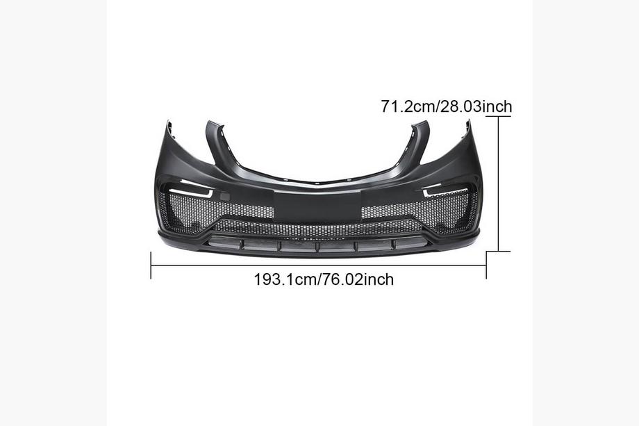 Mercedes Vito/V-class W447 2014- Frontstoßstange V1 (2014-2019, Carbon) Foto 5