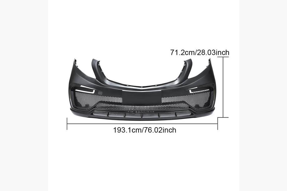 Mercedes Vito/V-class W447 2014- Frontstoßstange V1 (2014-2019, Carbon) Foto 7