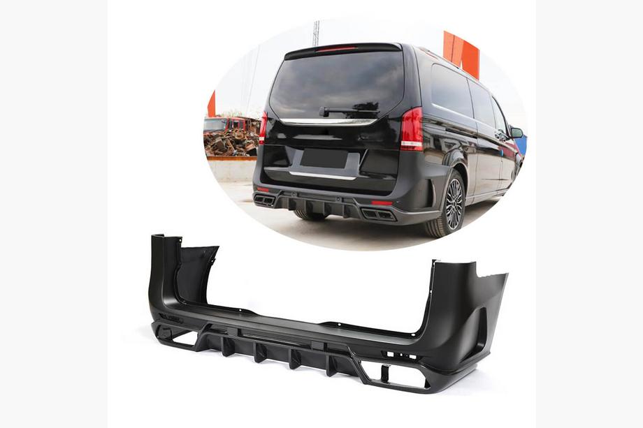 Mercedes Vito/V-class W447 2014- Heckstoßstange (2014-2019, Carbon) Foto 1