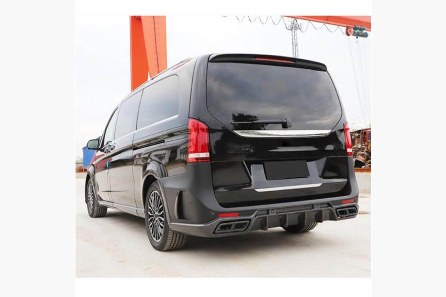 Mercedes Vito/V-class W447 2014- Heckstoßstange (2014-2019, Carbon) Foto 2