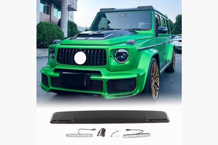 Mercedes G class W463 1990-2018 AMG-Design Heckspoiler (für 2004-2018, Carbon) Foto 1
