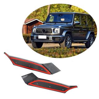 Frontstoßstangen Flaps Aufsätze für G63 AMG 2019-2021 Carbon Mercedes G сlass W463 2018-2024 Foto 1