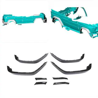 Kotflügelverbreiterungen (für Bodykit Carbon Set, Carbon) Mercedes G class W463 2018-2024 Foto 2