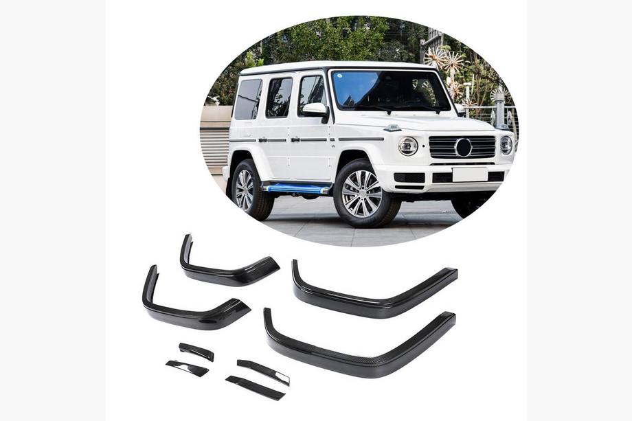 Mercedes G class W463 2018-2024 Kotflügelverbreiterungen (für Bodykit Carbon Set, Carbon) Foto 1