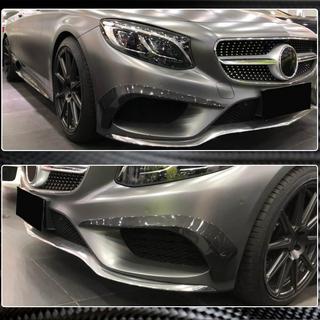 Einsätze für Frontstoßstange (für AMG-Line 2015-2018, Carbon) Mercedes S-class C217 Coupe 2014-2020 Foto 4