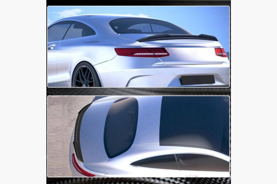 Mercedes S-class C217 Coupe 2014-2020 Spoiler V3 (Coupé, Trockenkohlefaser) Foto 4