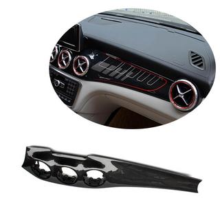 Abdeckung Mittelkonsole (2014-2016, Carbon) Mercedes GLA X156 2014-2019 Foto 1