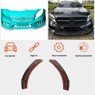 Carbon Frontstoßstangen Flaps (für GLA45 AMG 2017-2020) Foto 2