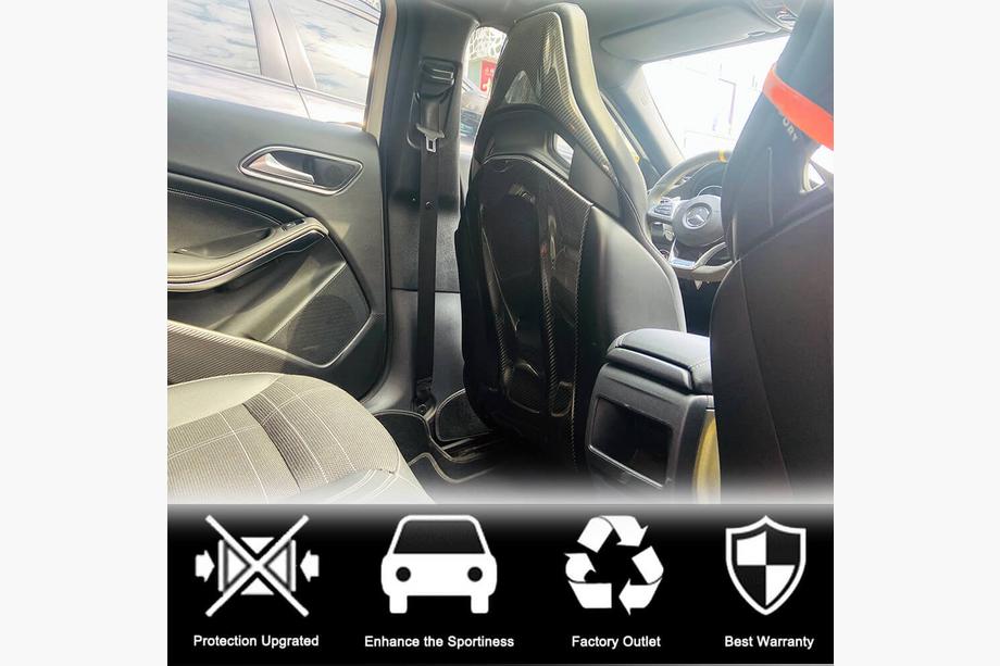 Mercedes CLA C118 2019- Sitzauflagen aus Dry Carbon Foto 4