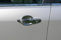 Ford Focus II 2008-2011 Chrom Unterlagen für Türgriffe (4 Stk, Kunststoff) Foto 1