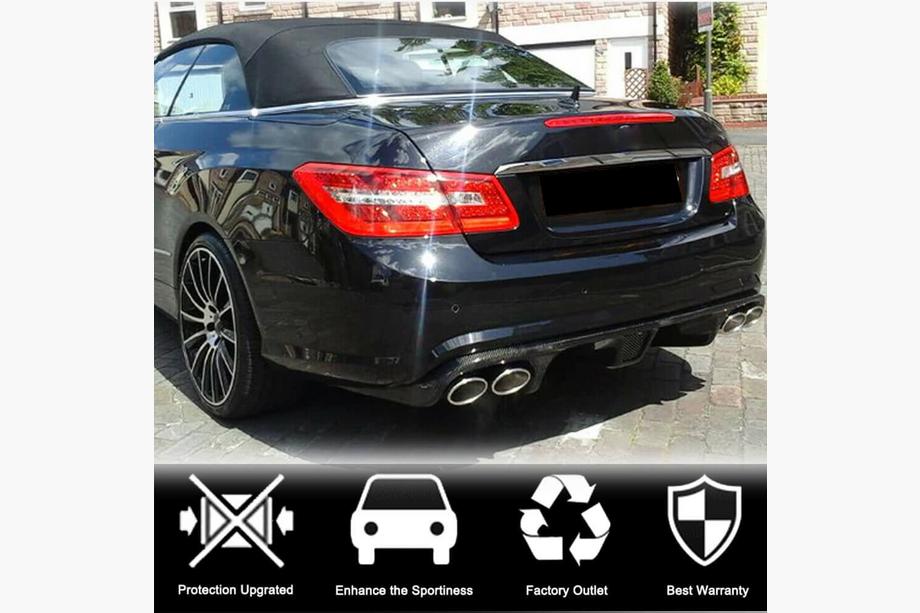 Mercedes E-class coupe C207 2010-2017 Heckdiffusor für E63 AMG 2009-2013, Carbon Foto 2