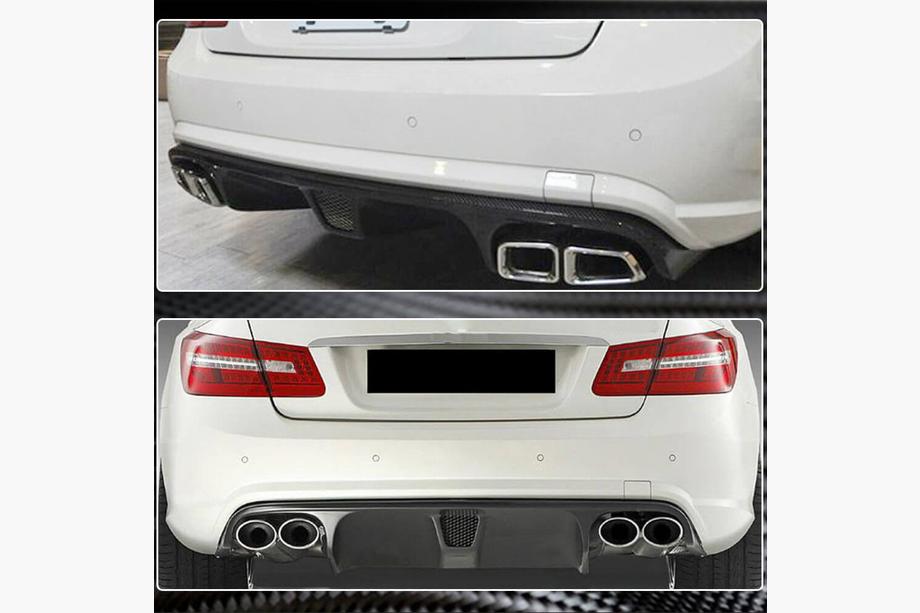 Mercedes E-class coupe C207 2010-2017 Heckdiffusor für E63 AMG 2009-2013, Carbon Foto 4