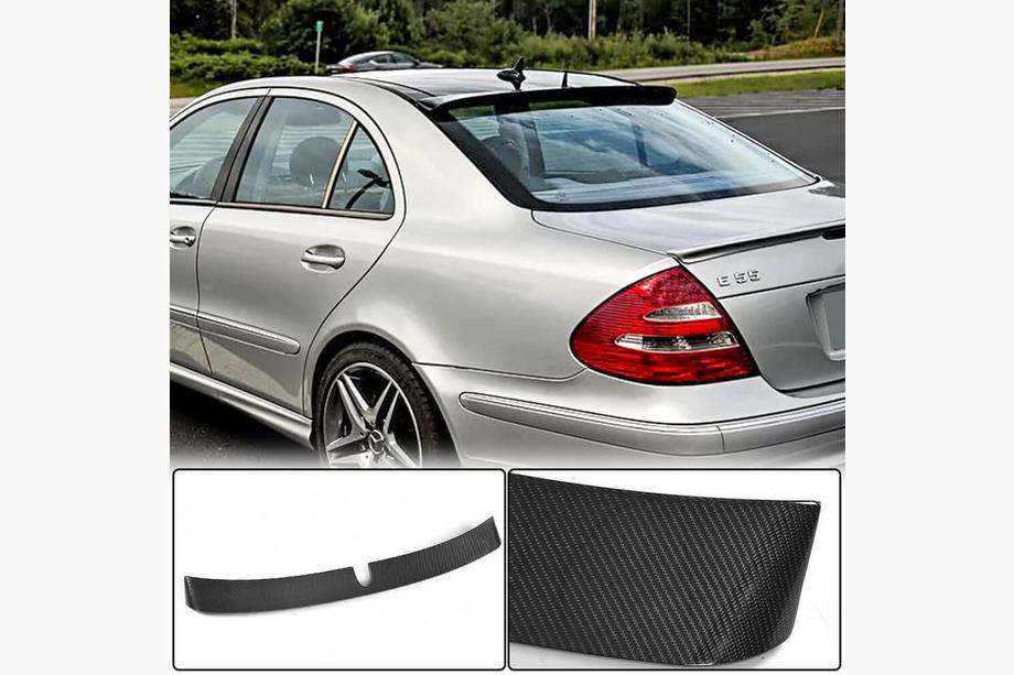 Mercedes E-class W211 2002-2009 Heckspoiler Blende (2002-2006, Carbon) Image
