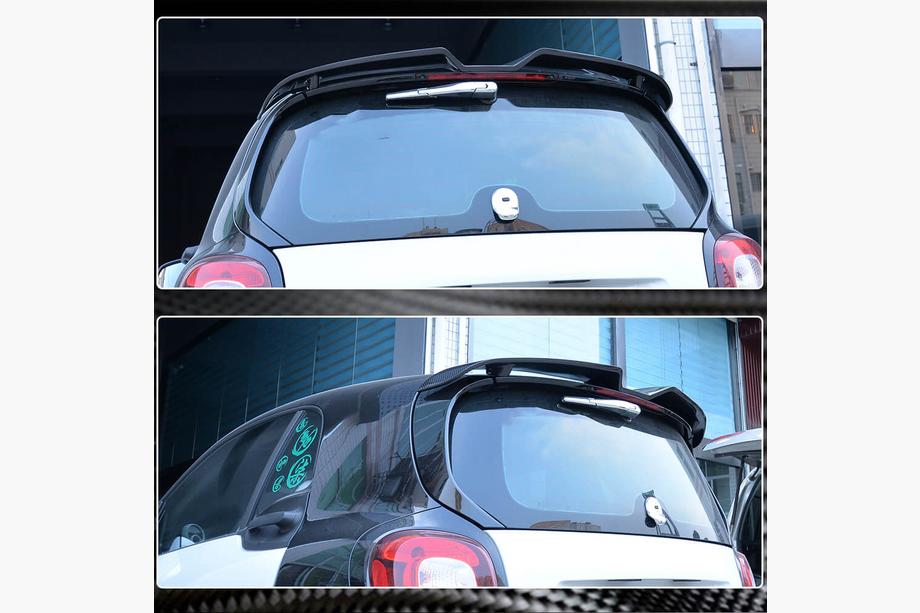 Smart 2014- Spoiler V1 (für fortwo, Carbon) Foto 3