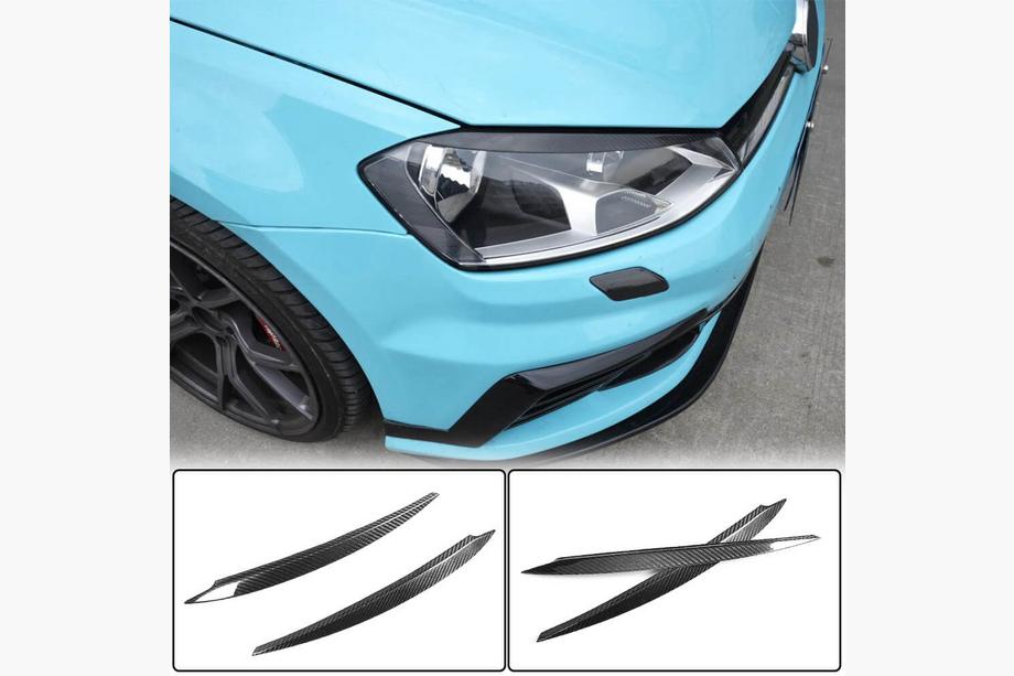 Volkswagen Golf 7/E-Golf 2012-2020 Scheinwerferblenden (Carbon) Image