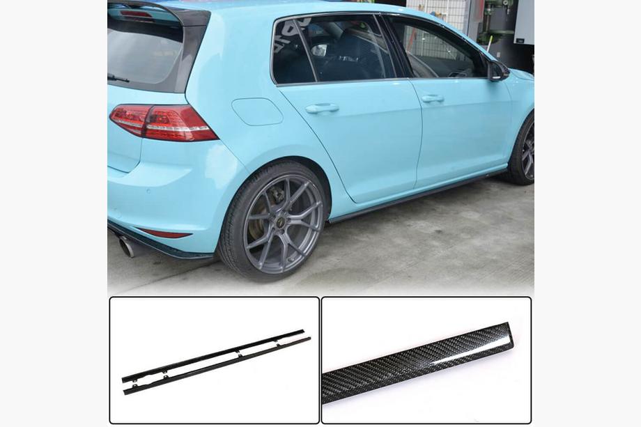 Volkswagen Golf 7/E-Golf 2012-2020 Seitenschweller (für R/R-Line 2017-2020, Carbon) Foto 1