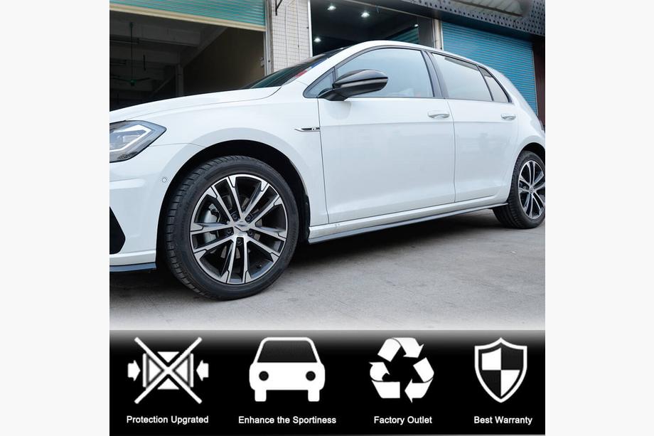 Volkswagen Golf 7/E-Golf 2012-2020 Seitenschweller (für R/R-Line 2017-2020, Carbon) Foto 2