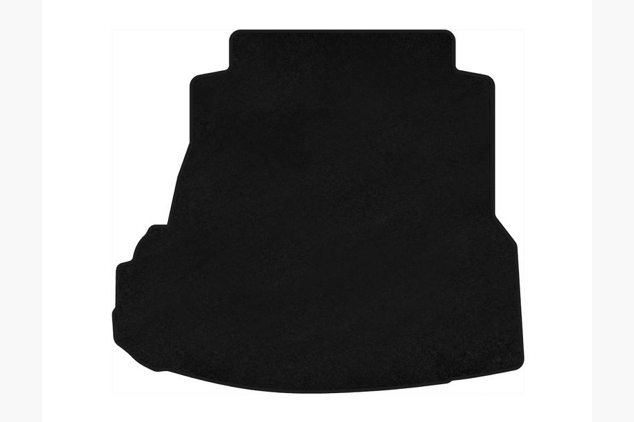 Audi A4 B5 1994–2001 Textil-Kofferraummatte Premium (Limousine, Schwarz) Foto 1