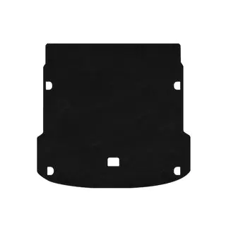 Premium Kofferraummatte Textil (Schwarz)