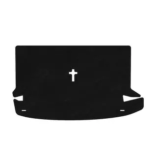 Premium Kofferraummatte Textil (7-Sitzer, Schwarz)