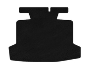 Dodge Dart 2012-2017 Kofferraummatte Textil Premium (SD, Schwarz) Foto 1