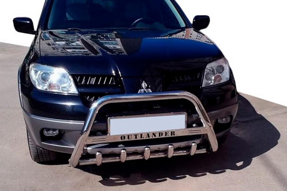 Mitsubishi Outlander 2001-2006 Frontbügel WT004 (Edelstahl) Image
