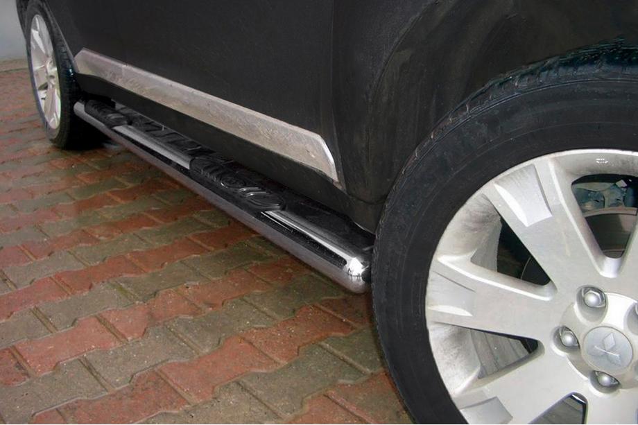 Mitsubishi Outlander 2006-2012 Seitliche Rohre (2 Stk., Edelstahl) Image
