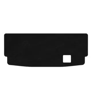 Premium Kofferraummatte Textil (7-Sitzer mit umgeklappter 3. Reihe, Schwarz)