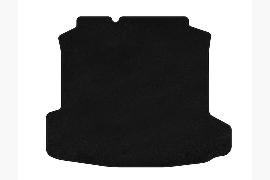 Volkswagen Polo 2010-2017 Kofferraummatte Textil Premium (SD, Schwarz) Foto 1