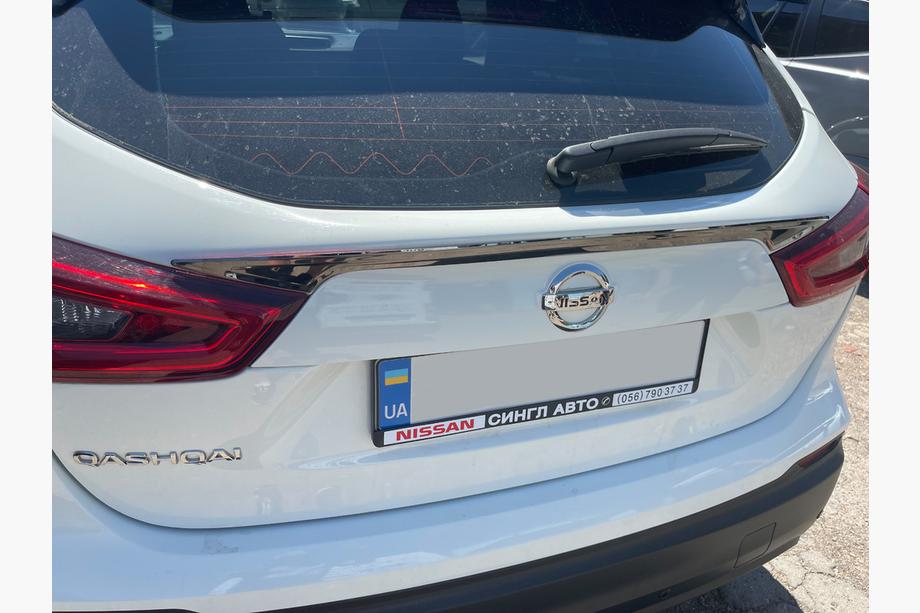 Nissan Qashqai 2014-2021 Chromleiste über dem Kennzeichen (Edelstahl) Carmos - Türkischer Edelstahl Foto 2