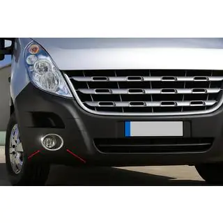 Abdeckungen für Nebelscheinwerfer (2 Stk., Edelstahl) Nissan NV400 2010-2024 Foto 1