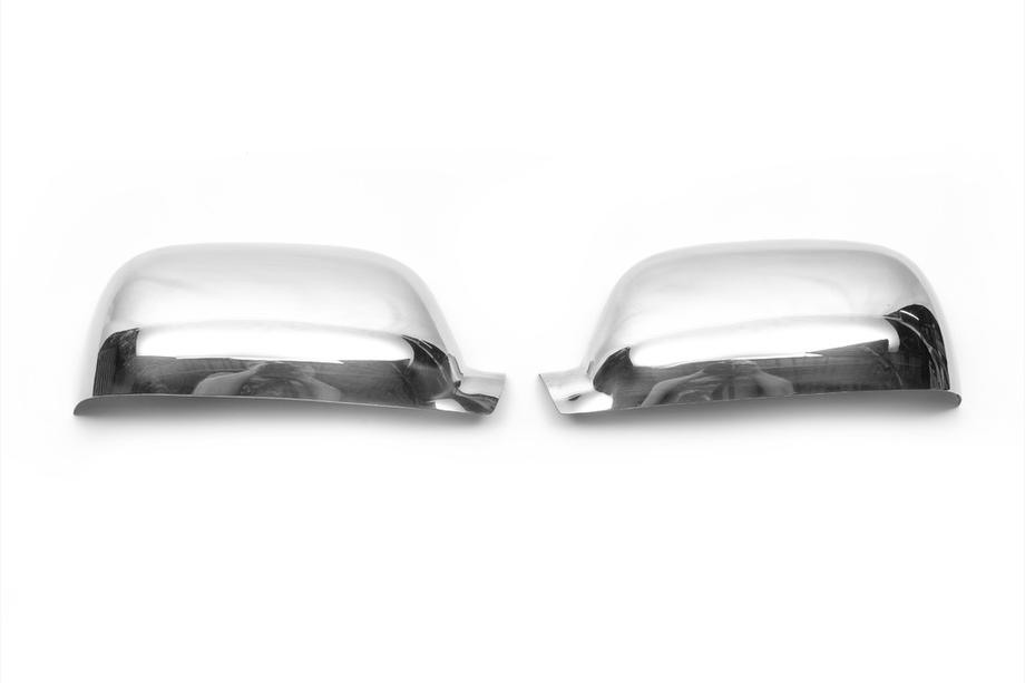 Volkswagen Touareg 2002–2010 Spiegelabdeckungen 2003-2007 (2 Stk., Edelstahl) OmsaLine - Italienischer Edelstahl Foto 4