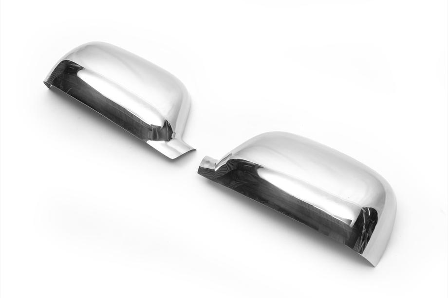 Volkswagen Touareg 2002–2010 Spiegelabdeckungen 2003-2007 (2 Stk., Edelstahl) OmsaLine - Italienischer Edelstahl Foto 5
